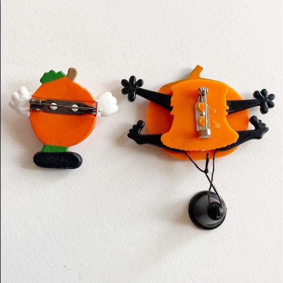 Vintage Halloween Brooches Lot Of 4 - Picture 11 of 14